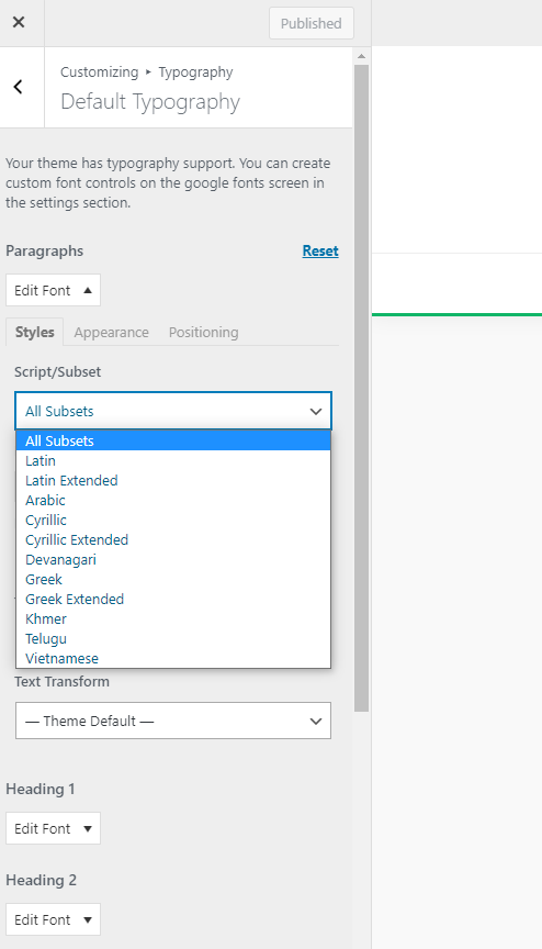 Using “Fonts Plugin” to Change Fonts