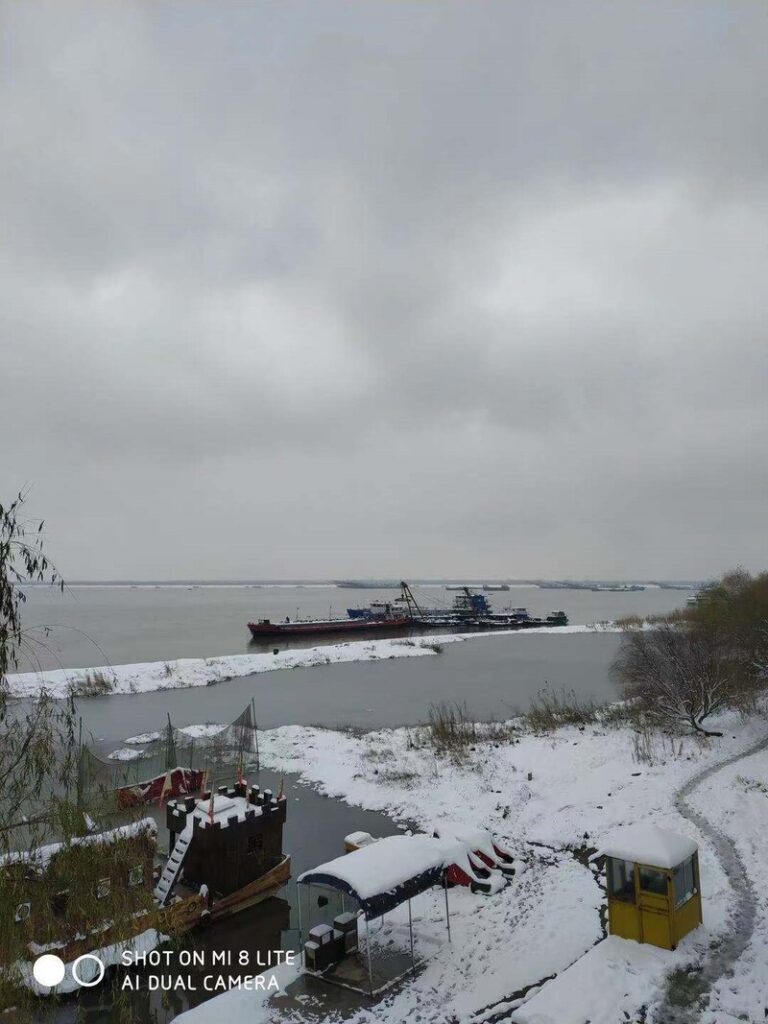 Heavy Snow in Dongting Lake Plain, China