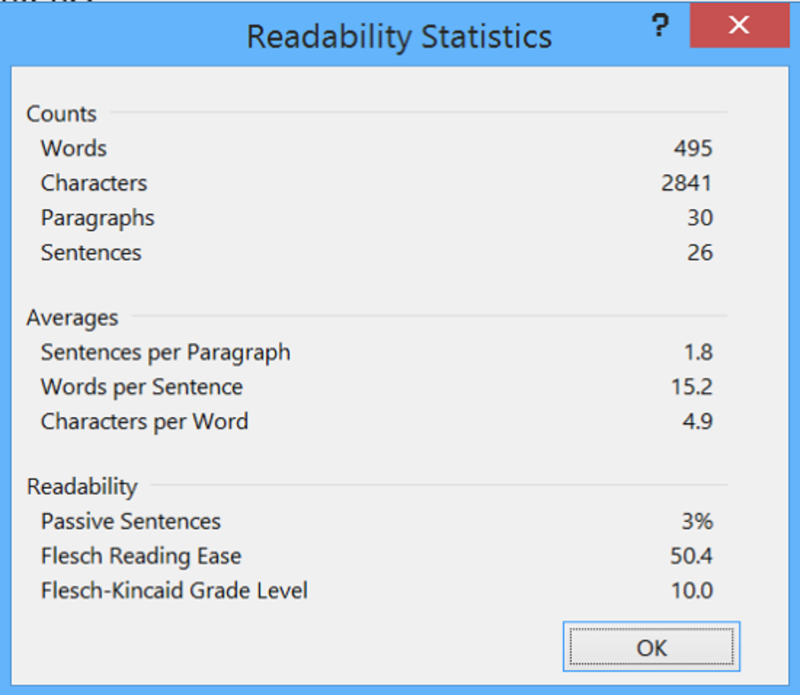 Word Readability
