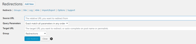 Redirect a Page or URL in WordPress