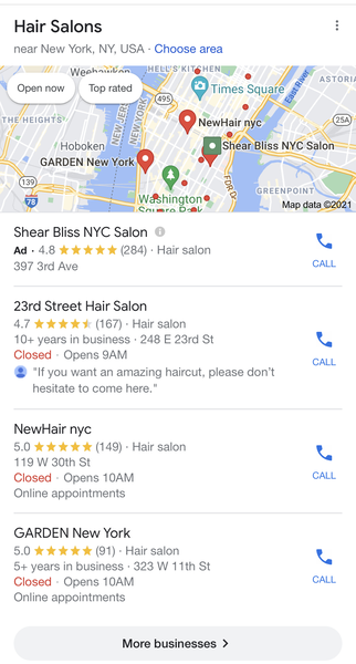 Local Business Rich Snippets